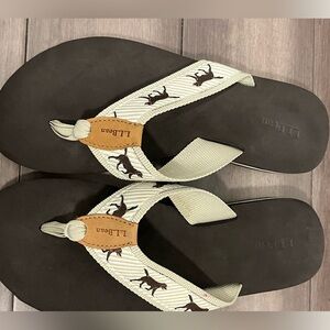 L.L. Bean Dog Sandal Shoes Flip Flops Women’s Size 8
